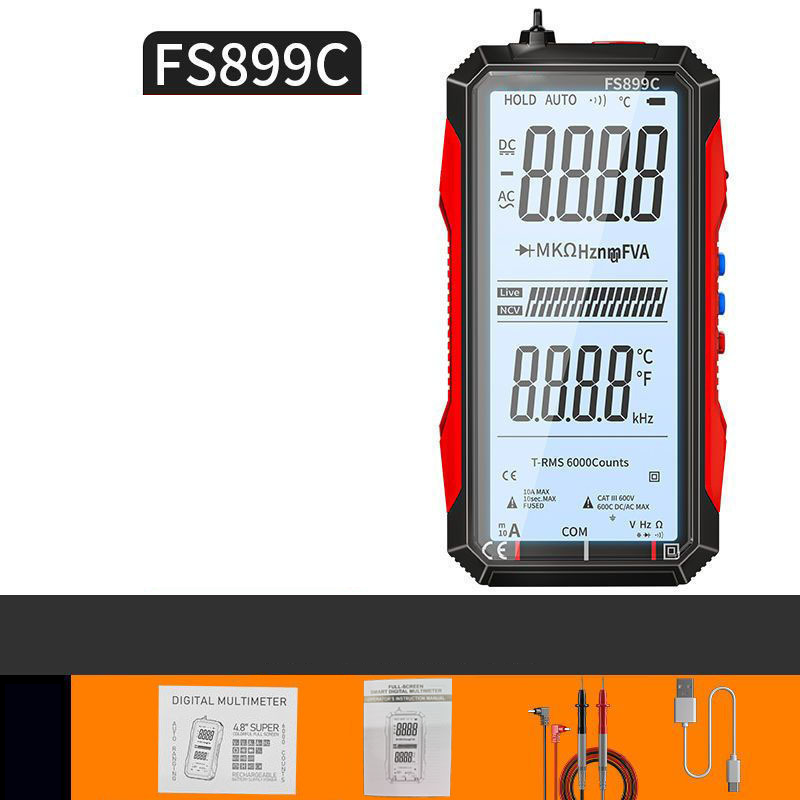 🔧 50% RABATT! ⚡ USB-Aufladbares Digitalmultimeter – Automatische Bereichswahl, LCD-Hintergrundbeleuchtung & Tragbares Design 🔋