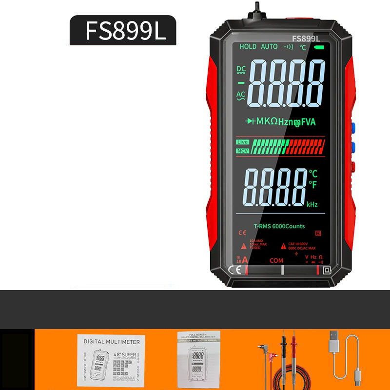 🔧 50% RABATT! ⚡ USB-Aufladbares Digitalmultimeter – Automatische Bereichswahl, LCD-Hintergrundbeleuchtung &amp; Tragbares Design 🔋