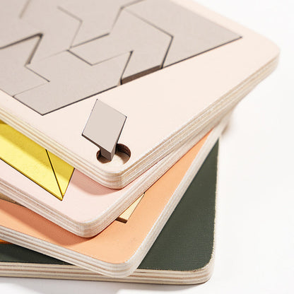 🔥Solange der Vorrat reicht 50 % Rabatt!🎉Holz-Tangram-Brettspiel