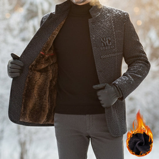 Manteau court chaud et décontracté pour hommes