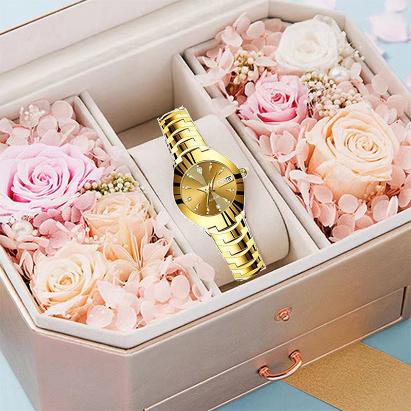 🔥Weihnachtsverkauf – bis zu 50 % Rabatt🎅  Elegante wasserdichte Damenuhr