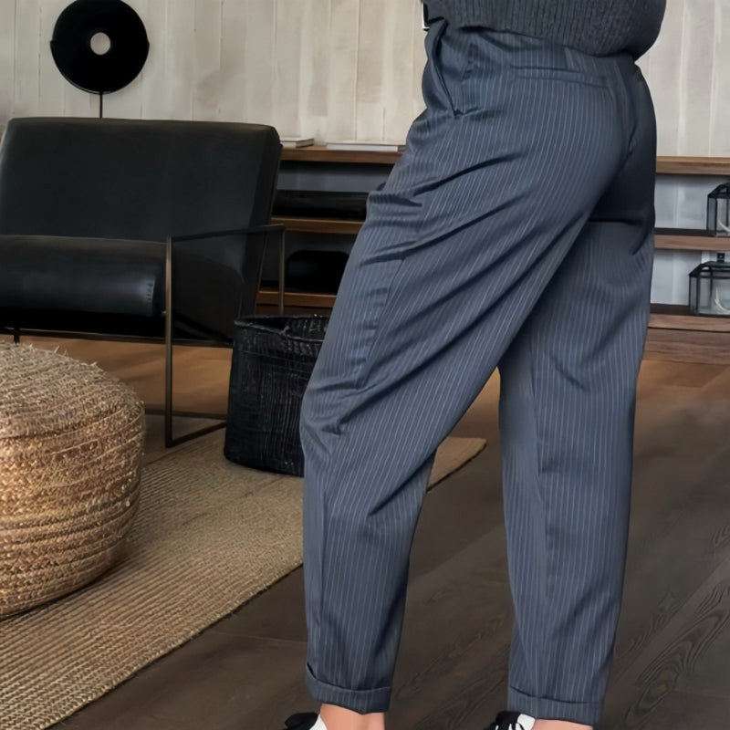 🍃Women's High Waist Casual Straight Blazer Pants