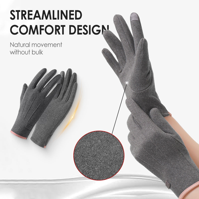 Winddichte, warme Handschuhe mit Touchscreen-Funktion und rutschfestem Griff