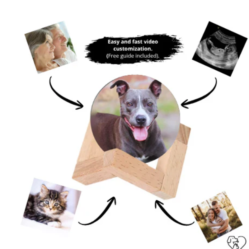 Video Display Sphere for Cherished Moments