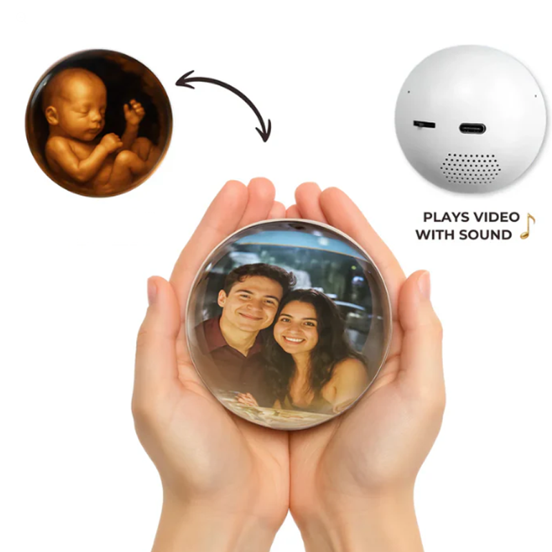 Video Display Sphere for Cherished Moments