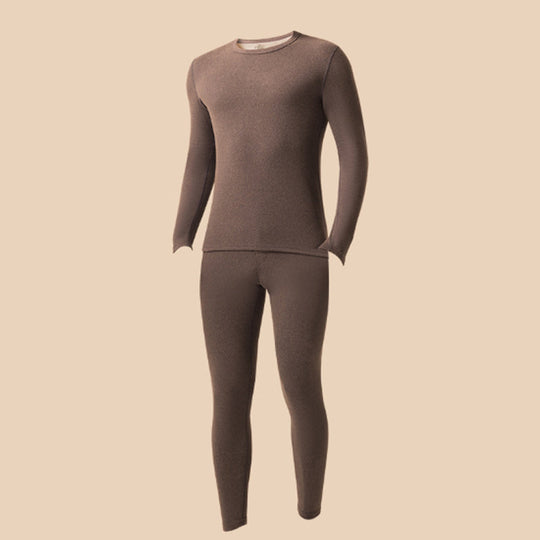 Conjunto térmico con forro de felpa para hombre