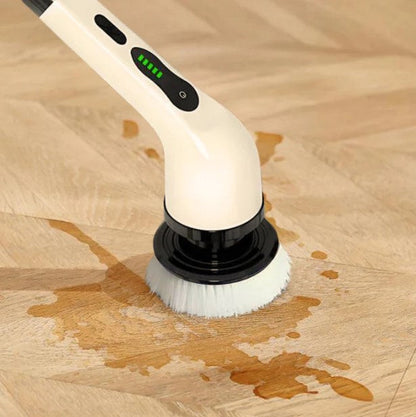 📢📢 50 % RABATT !! ⏰Kabellose, multifunktionale Elektro-Badezimmerbürste – handlich, rotierend & teleskopierbar 🛁✨