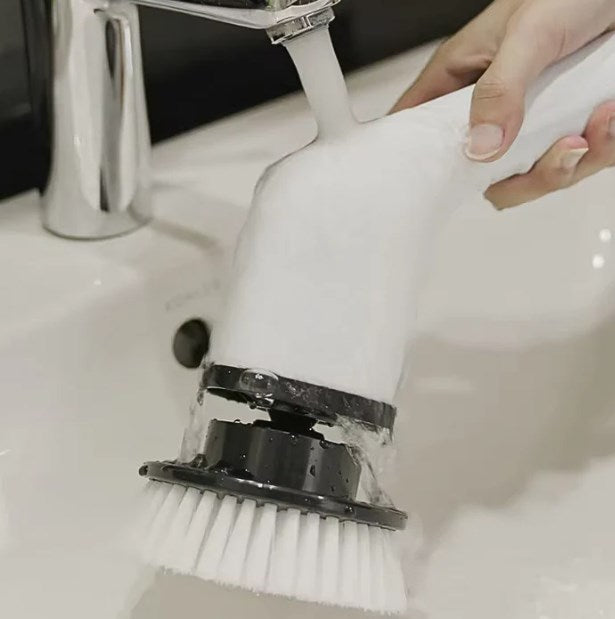 📢📢 50 % RABATT !! ⏰Kabellose, multifunktionale Elektro-Badezimmerbürste – handlich, rotierend & teleskopierbar 🛁✨