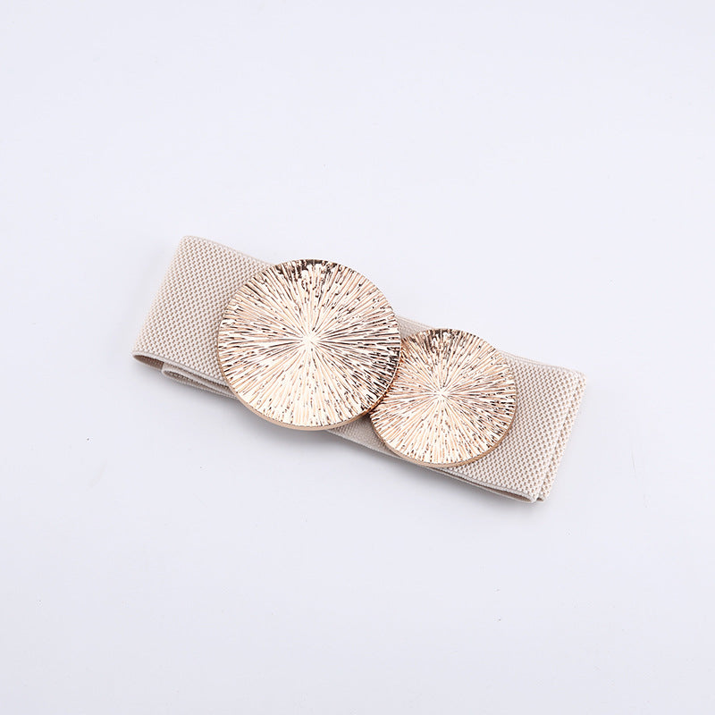 Damen Vintage Goldschnalle Hochelastischer Gürtel🎁