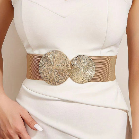 Damen Vintage Goldschnalle Hochelastischer Gürtel🎁