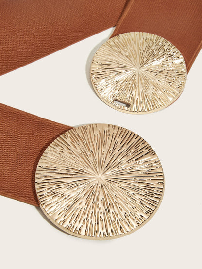 Damen Vintage Goldschnalle Hochelastischer Gürtel🎁