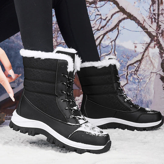 👢 JETZT 50% RABATT! ⏰ Wasserdichte Damen-Winterstiefel – wärmeisolierend und rutschfest, perfekt für Schnee und Kälte ❄️✨
