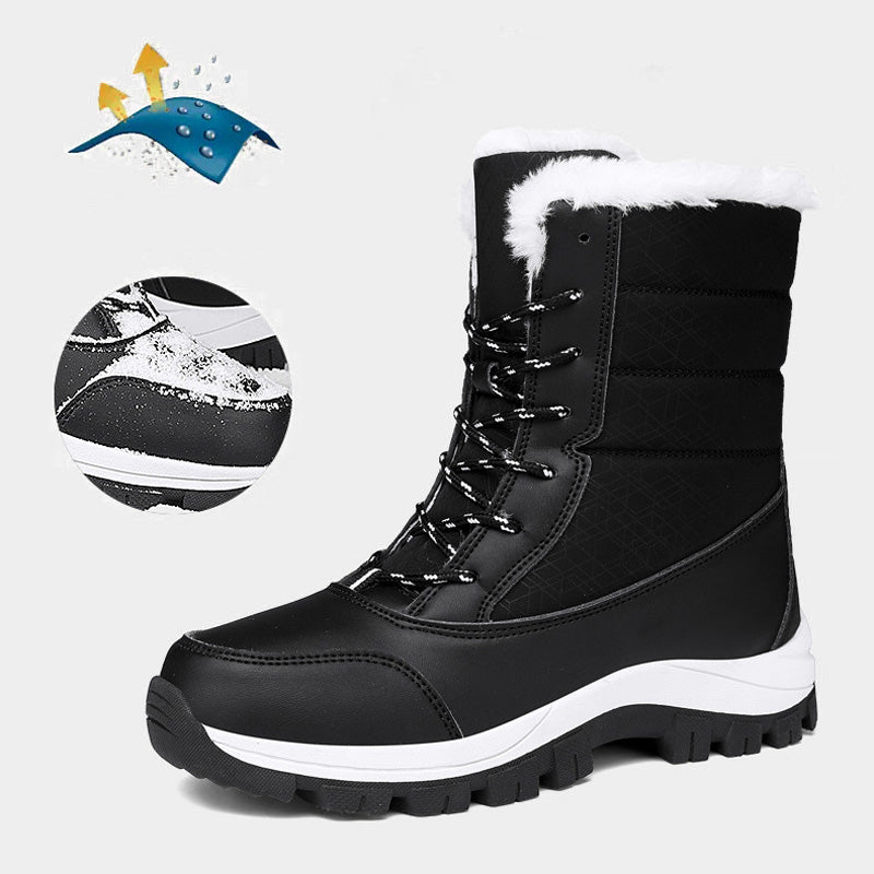 👢 JETZT 50% RABATT! ⏰ Wasserdichte Damen-Winterstiefel – wärmeisolierend und rutschfest, perfekt für Schnee und Kälte ❄️✨