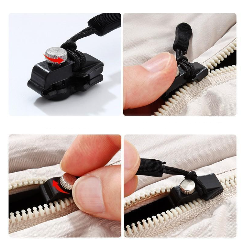 ✨ Einfach zu Installierendes Reparatur-Set für Reißverschluss-Zipper Jacken &amp; Koffer 🔩📦