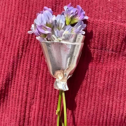 📢📢35 % RABATT !!!🌷Tragbare Blumenbrosche