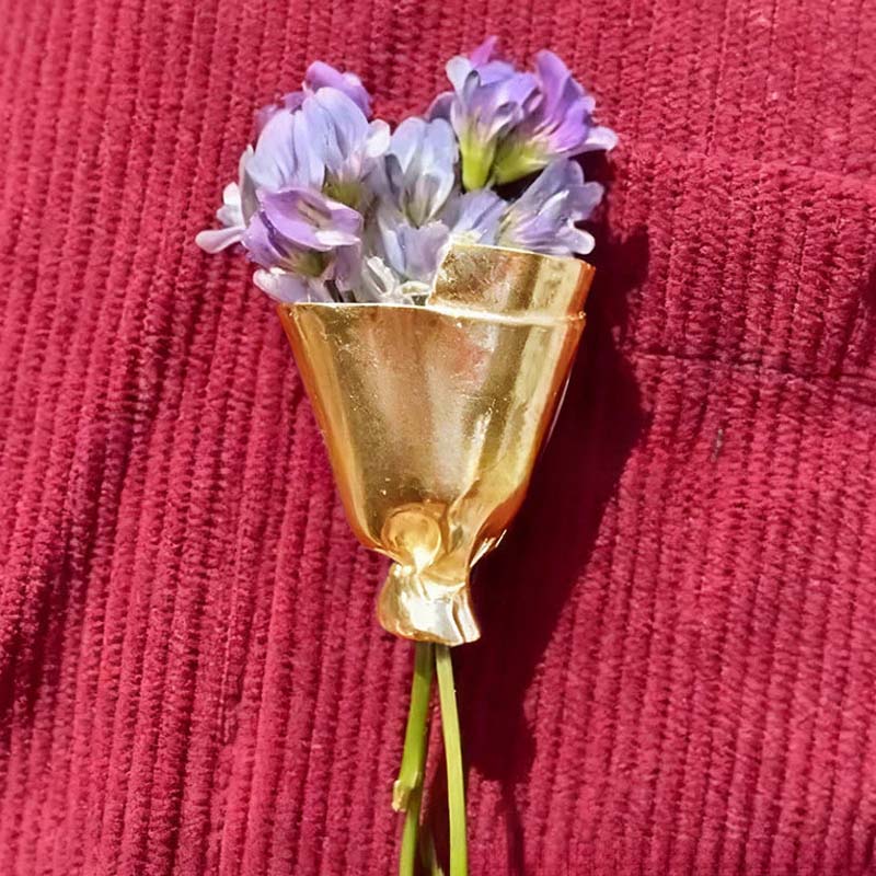 📢📢35 % RABATT !!!🌷Tragbare Blumenbrosche