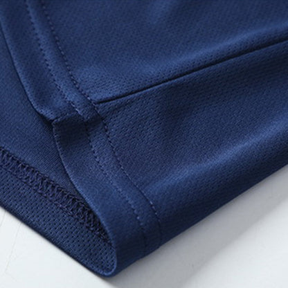 Herren einfarbiges Business-Casual-Oberteil mit Kragen