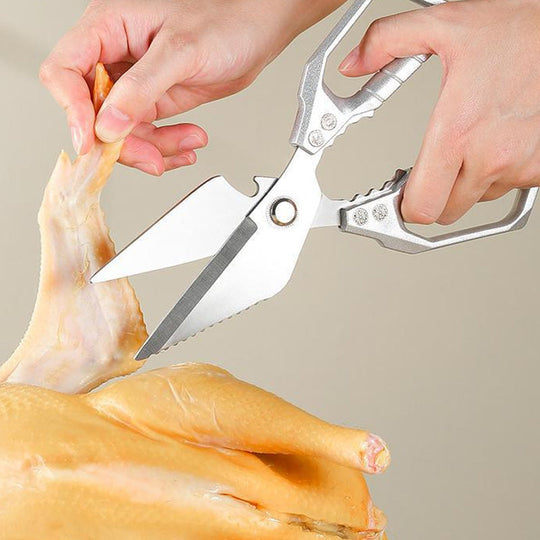 ✂️ 50% RABATT! ✨ ALLROUND-KÜCHENSCHEREHochwertig für Geflügel &amp; Alltag, rutschfester GriffKräuter hacken &amp; Nüsse zerbrechen – spülmaschinenfest 🍗🌿