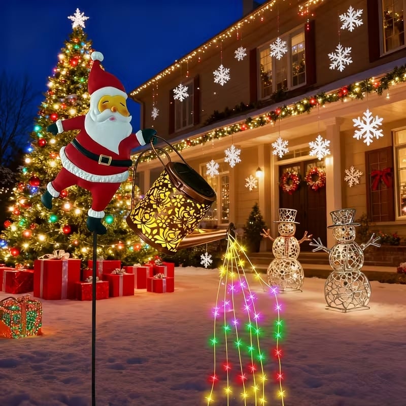 🎅Christmas Solar Kettle Light &amp; Lantern Garden Decor Collection