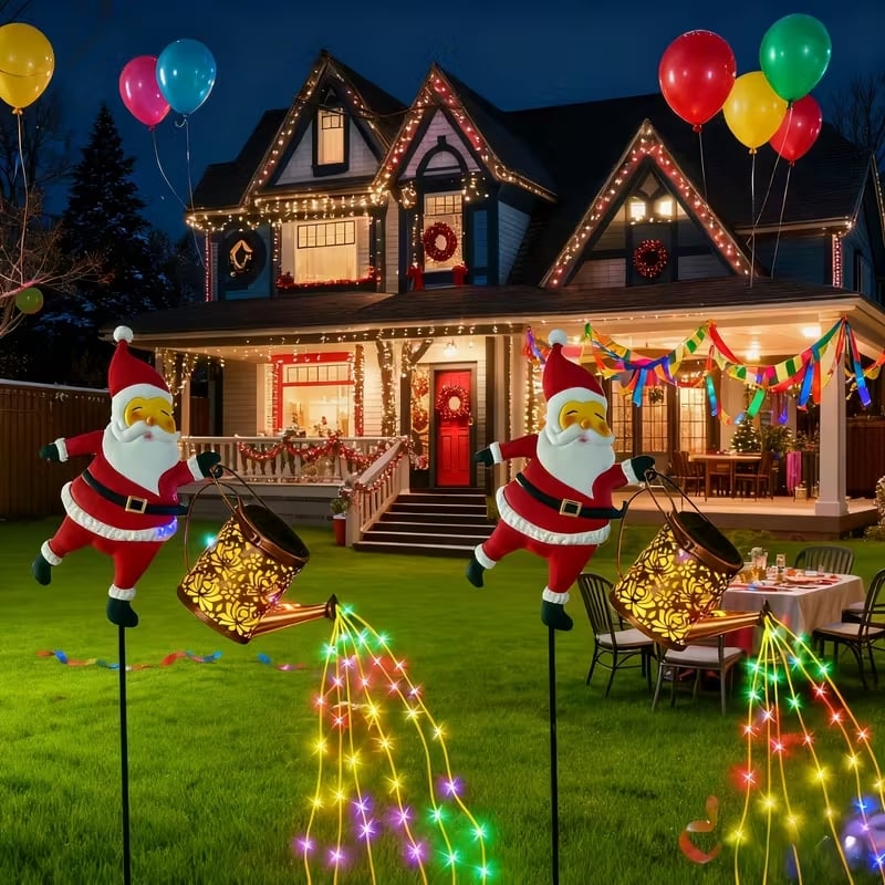 🎅Christmas Solar Kettle Light &amp; Lantern Garden Decor Collection