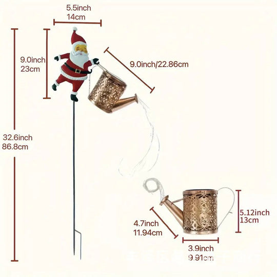 🎅Christmas Solar Kettle Light &amp; Lantern Garden Decor Collection