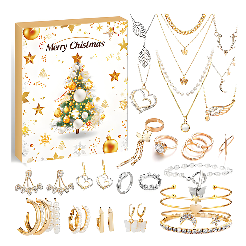 24-delige kerstjuwelenset
