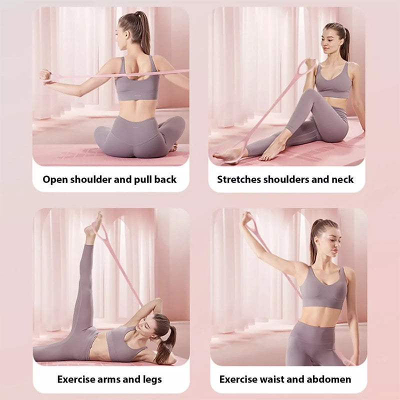 🧘‍♀️Stretch-Widerstandsband für Yoga und Pilates |💪 Elastisch &amp; langlebig