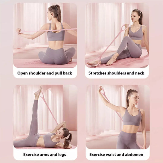 🧘‍♀️Stretch-Widerstandsband für Yoga und Pilates |💪 Elastisch &amp; langlebig