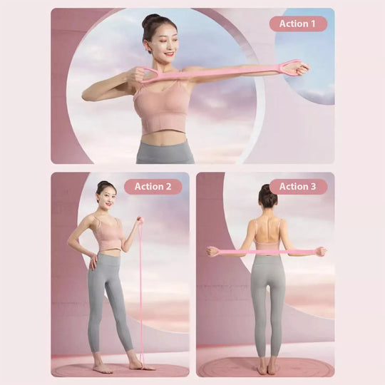 🧘‍♀️Stretch-Widerstandsband für Yoga und Pilates |💪 Elastisch &amp; langlebig