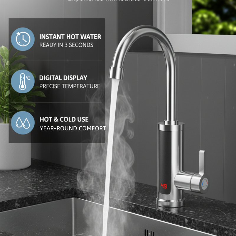 🔈🔈AUSVERKAUF 60% RABATT💧Durchlauferhitzer-Wasserhahn