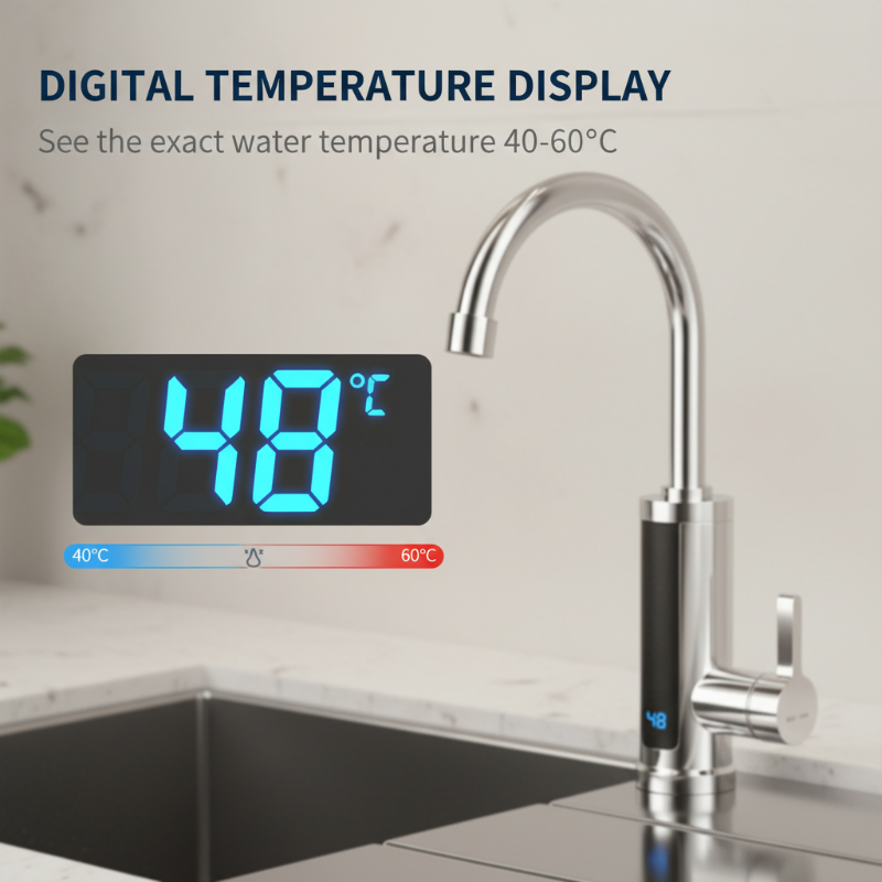 🔈🔈AUSVERKAUF 60% RABATT💧Durchlauferhitzer-Wasserhahn