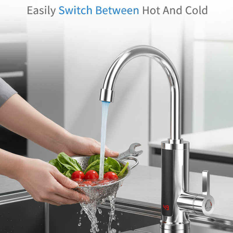 🔈🔈AUSVERKAUF 60% RABATT💧Durchlauferhitzer-Wasserhahn