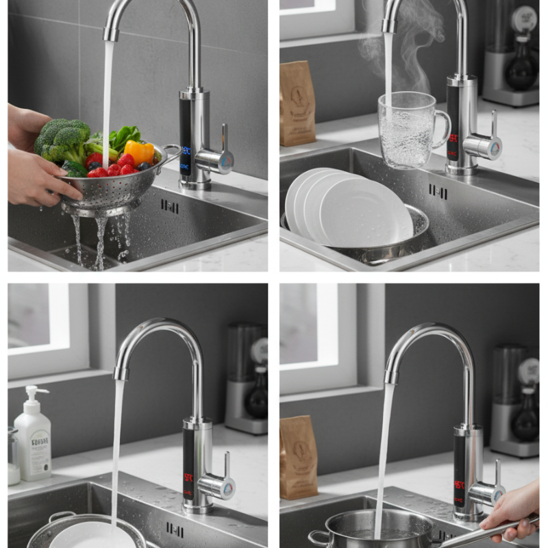 🔈🔈AUSVERKAUF 60% RABATT💧Durchlauferhitzer-Wasserhahn