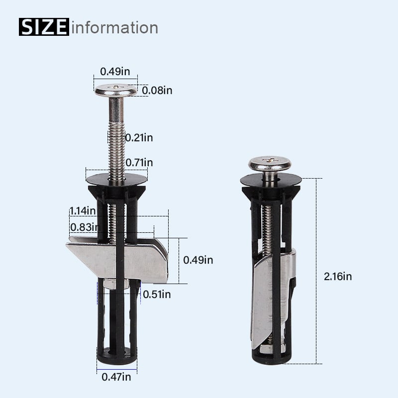🔩 KAUF 1 ERHALT 1 KOSTENLOS! 🚽 TOILETTENSITZ-SCHRAUBENKIT - Rostfreie Beschichtung &amp; Universelle Passform, Inklusive Werkzeug für Einfache Installation, Extrem Langlebig 🔧✨