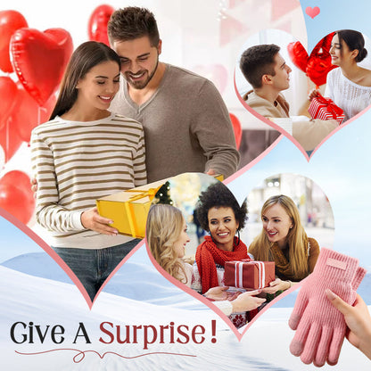 🧤 50% RABATT JETZT! ✨ Warme Thermo-Strickhandschuhe mit Touchscreen-Funktion - Weiches Fleecefutter mit Elastischem Bund für Outdoor-Aktivitäten ❄️📱