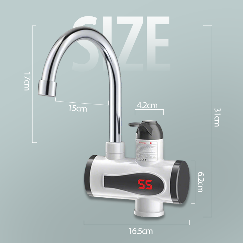 🔈🔈60% RABATT💧Sicherer und praktischer elektrischer Sofort-Heißwasserhahn🔥