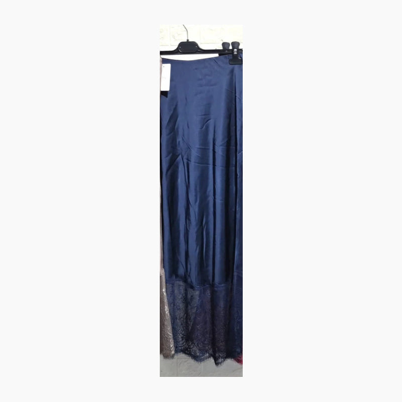 Damen eleganter langer Rock mit Spitze