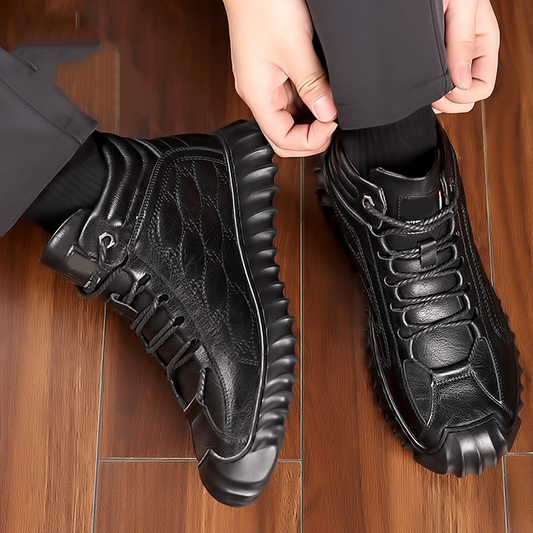 👢 49% OFF NOW! ✨ Men's Warm-Lined High-Top Winter Boots - Waterproof & Thermal Insulated with Anti-Slip Sole for Extreme Cold ❄️🛡️