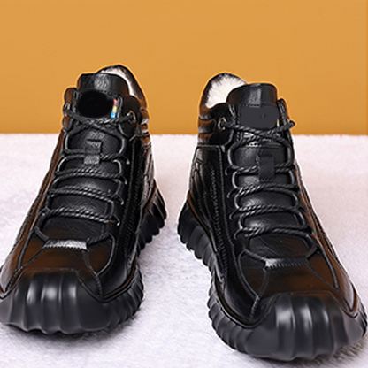 👢 49% OFF NOW! ✨ Men's Warm-Lined High-Top Winter Boots - Waterproof & Thermal Insulated with Anti-Slip Sole for Extreme Cold ❄️🛡️