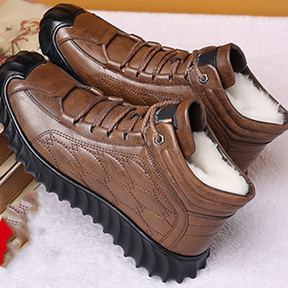 👢 49% OFF NOW! ✨ Men's Warm-Lined High-Top Winter Boots - Waterproof & Thermal Insulated with Anti-Slip Sole for Extreme Cold ❄️🛡️