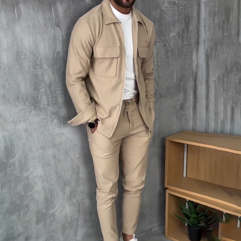 🔥Hot Sale Offers-Men’s Minimalist Jacket &amp; Pants 2-Piece Set