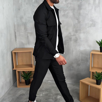 🔥Hot Sale Offers-Men’s Minimalist Jacket & Pants 2-Piece Set