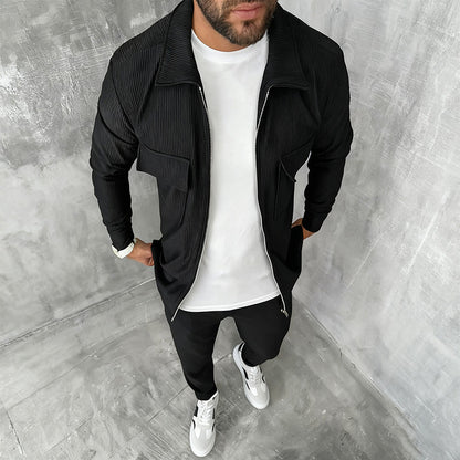 🔥Hot Sale Offers-Men’s Minimalist Jacket & Pants 2-Piece Set