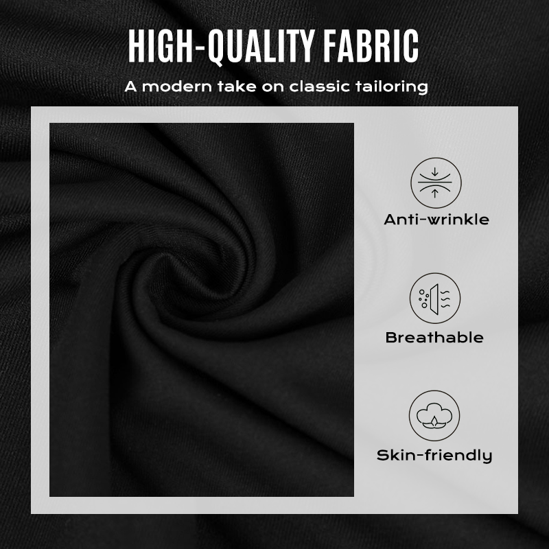 🖤Black Friday 50 % Rabatt 💥Mini-Blazerkleid mit Knopfleiste und Falten