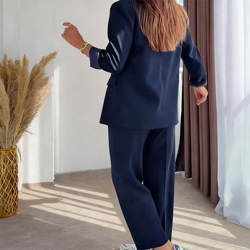 💖 Black Friday 64% Rabatt für eine begrenzte Zeit 🔥Damen-Zweiteiler: Klassischer Blazer & Hose🚀Versandkostenfrei