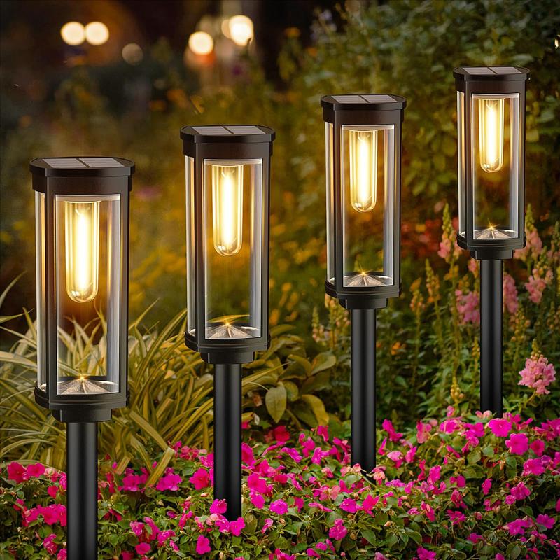 🌙✨ Solar-Gartenleuchte im Retro-Design: 2+1 GRATIS! 🏡💡 Filament-Optik, IP65 wasserdicht &amp; 14 Std. Leuchtdauer für gemütliche Sommerabende
