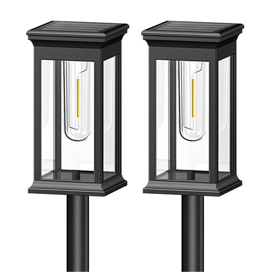 🌙✨ Solar-Gartenleuchte im Retro-Design: 2+1 GRATIS! 🏡💡 Filament-Optik, IP65 wasserdicht &amp; 14 Std. Leuchtdauer für gemütliche Sommerabende