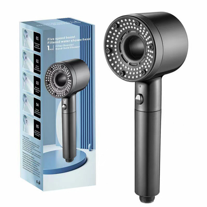 🚿 50% RABATT! 🎉 Hochdruck-Duschkopf – 5 Strahlarten, Wassersparend &amp; Anti-Kalk 💦📦