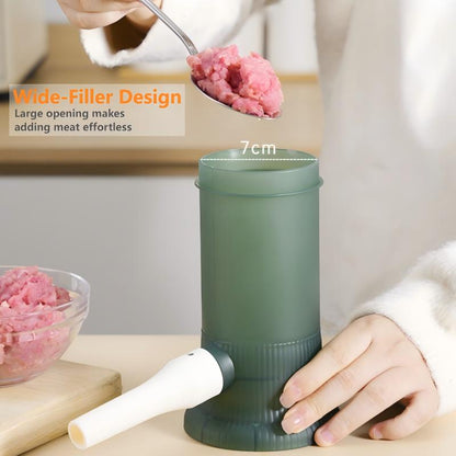 ⏰🎅Weihnachts-Sonderangebot: 50 % Rabatt🎁🌭 Manuelle Wurstfüllmaschine für den Haushalt✨