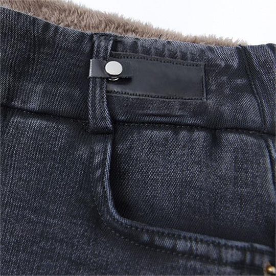 🔥2025 Black Friday Sale - 49% Rabatt🔥Damen Hoch Taille Schlank Dehnen Warme Röhrenjeans